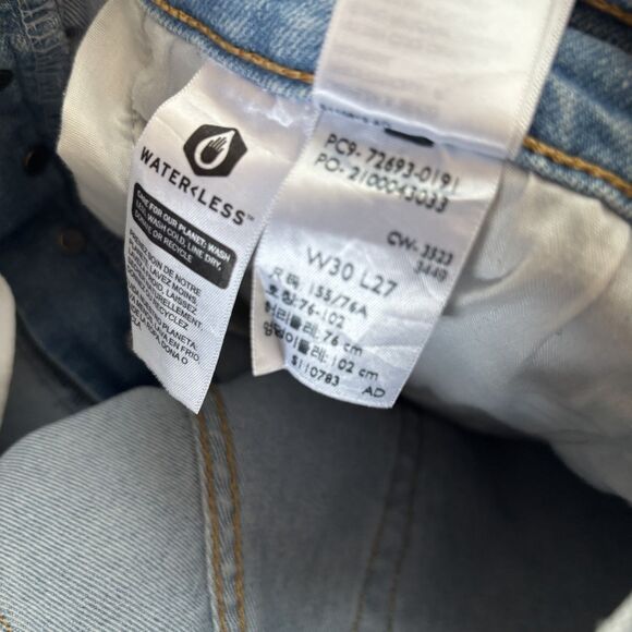 Levi's Ribcage Straight Ankle Jeans - Picture 3 of 8